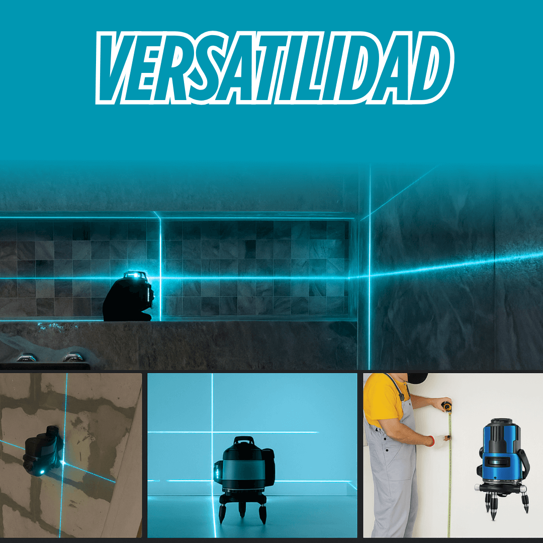 Nivel Láser Autonivelante 2 Líneas – Profesional y Preciso